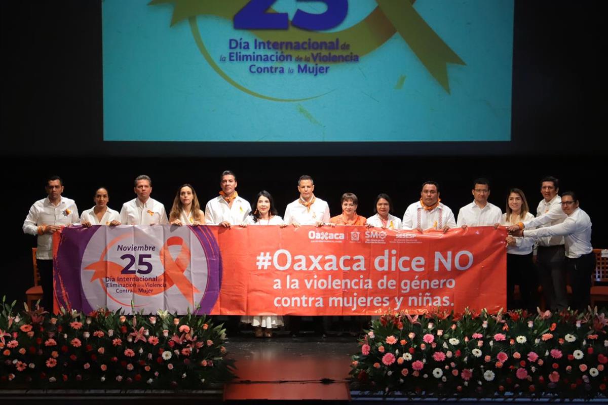 Reitera gobierno de Alejandro Murat compromiso con las oaxaqueñas para erradicar la violencia