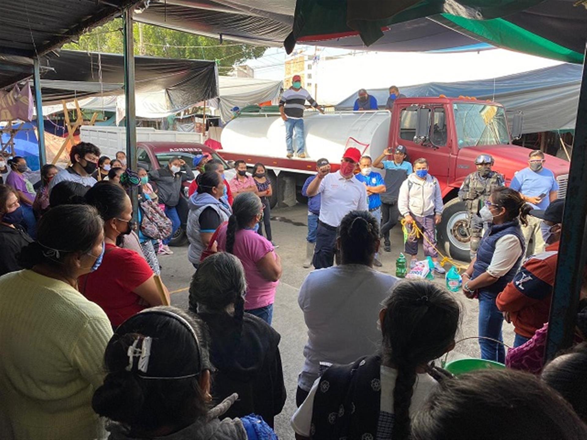 Respalda Gobierno de Oaxaca cierres parciales de la Central de Abasto para acciones de sanitización