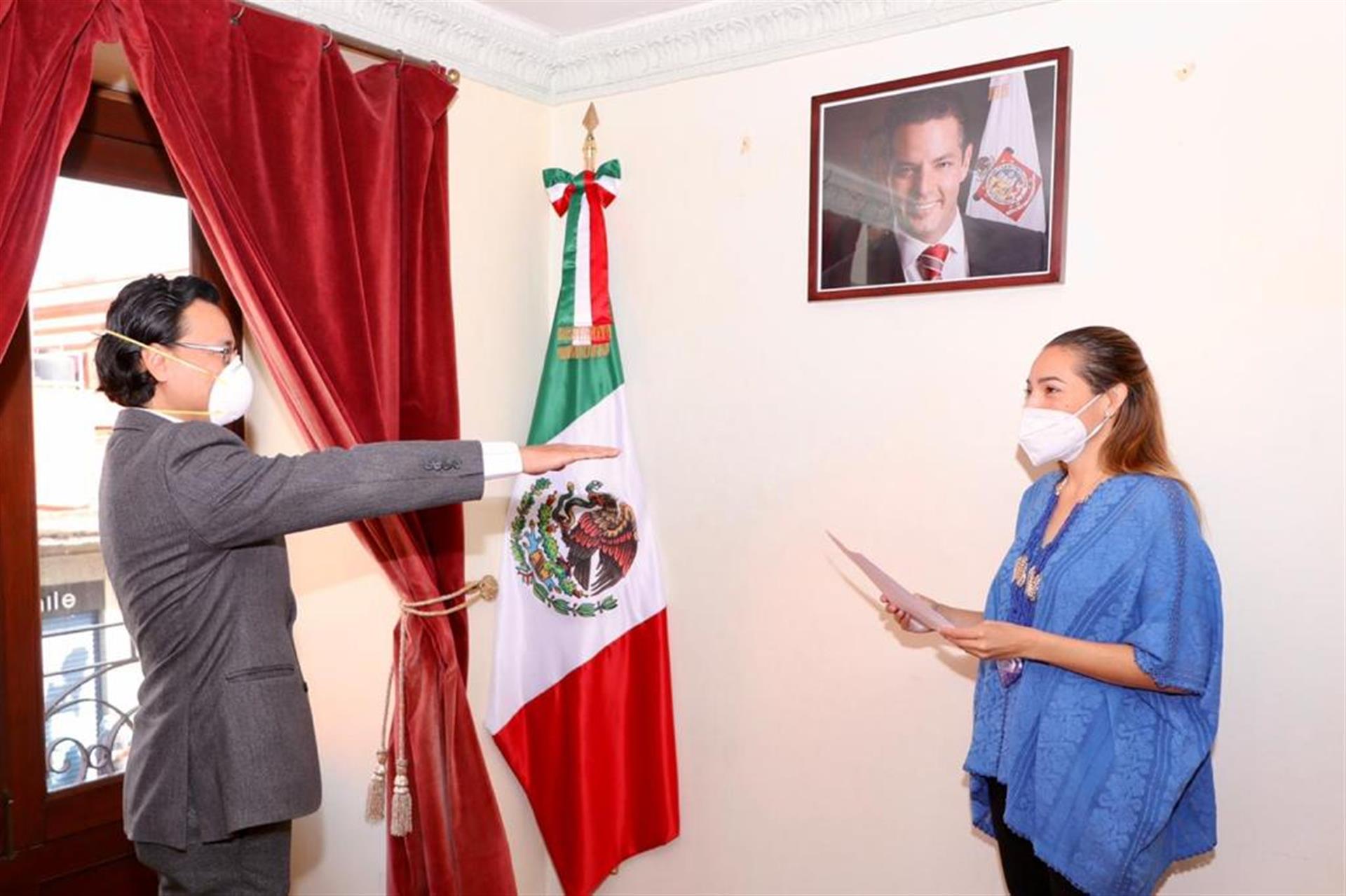 Titular de Seculta, Karla Villacaña toma protesta a nuevo Subsecretario de Planeación Estratégica