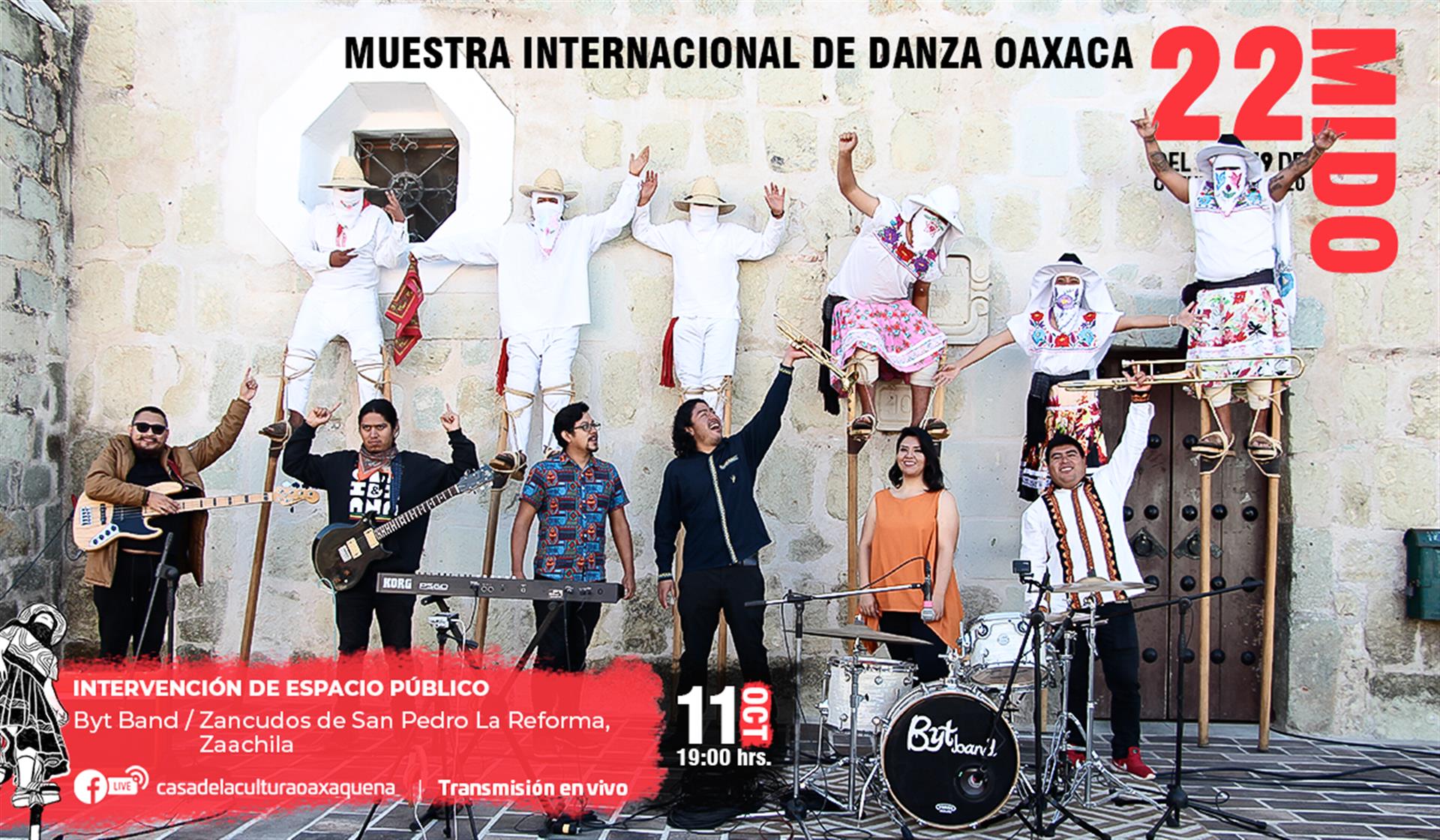 Con intervención en espacio público abre la 22 Muestra Internacional de Danza Oaxaca