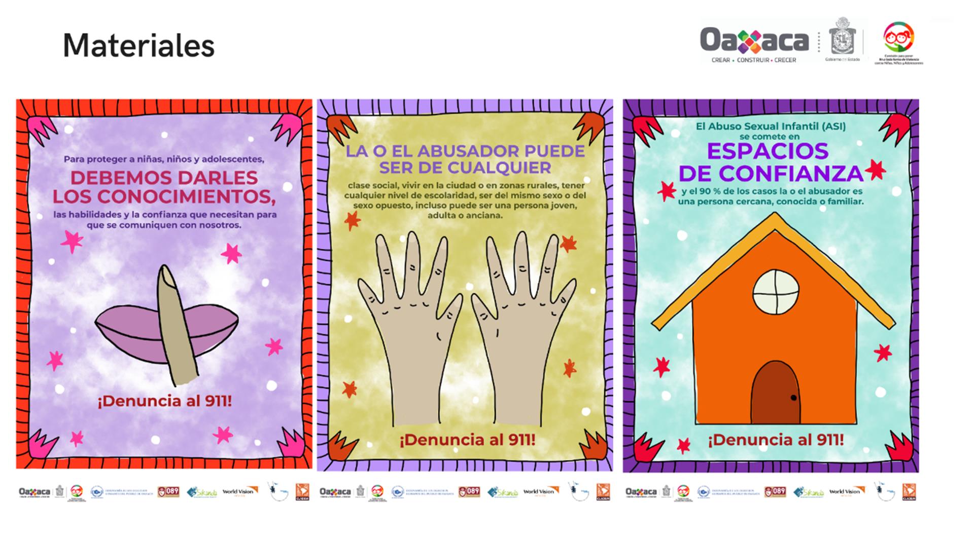 Presentan campaña “ASI NO #YoSíTeCreo contra el abuso sexual infantil”