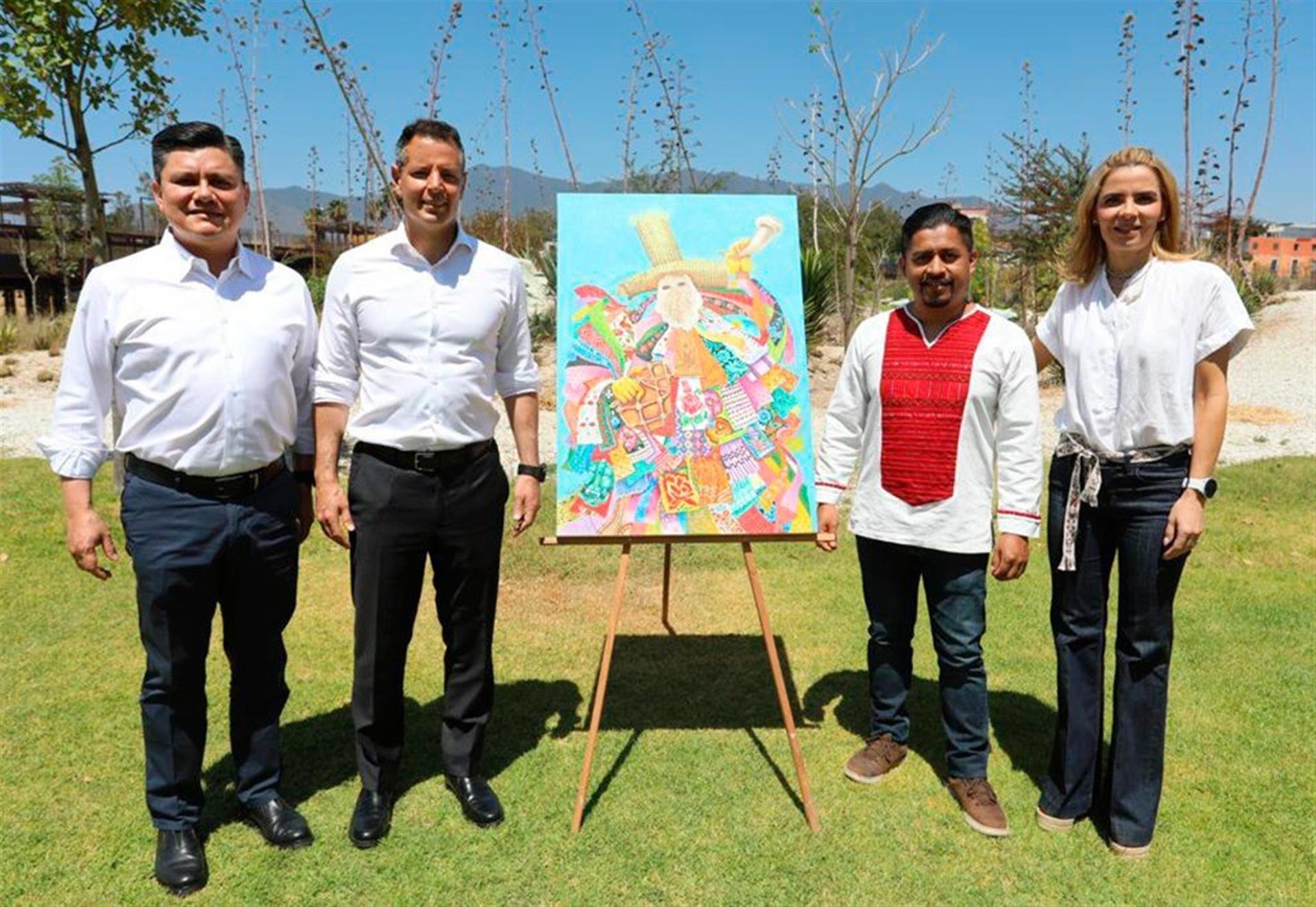 Presentan AMH e IMM imagen oficial de Julio, mes de la Guelaguetza 2022