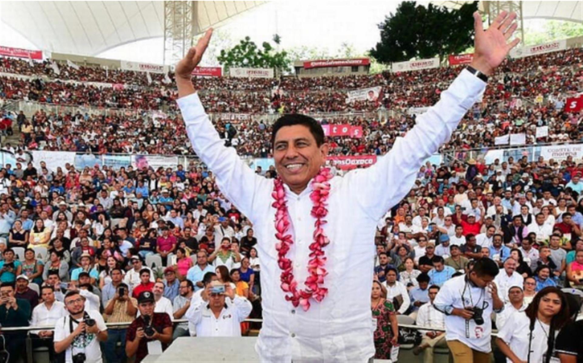 Salomón Jara es el candidato de Morena a la gubernatura de Oaxaca en las elecciones del próximo 5 de junio.