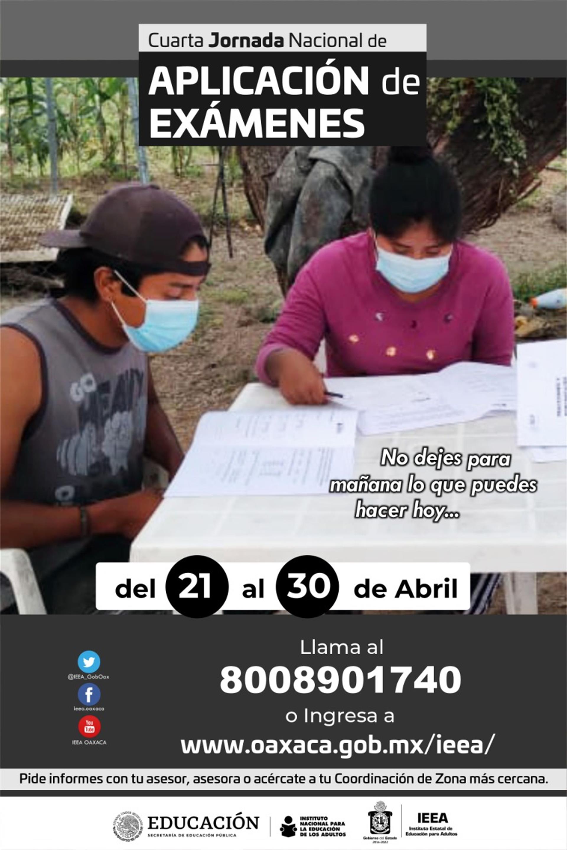 Llegó abril y con ello la oportunidad de terminar tu primaria y secundaria con el IEEA Oaxaca, aprovecha es ¡totalmente gratis!