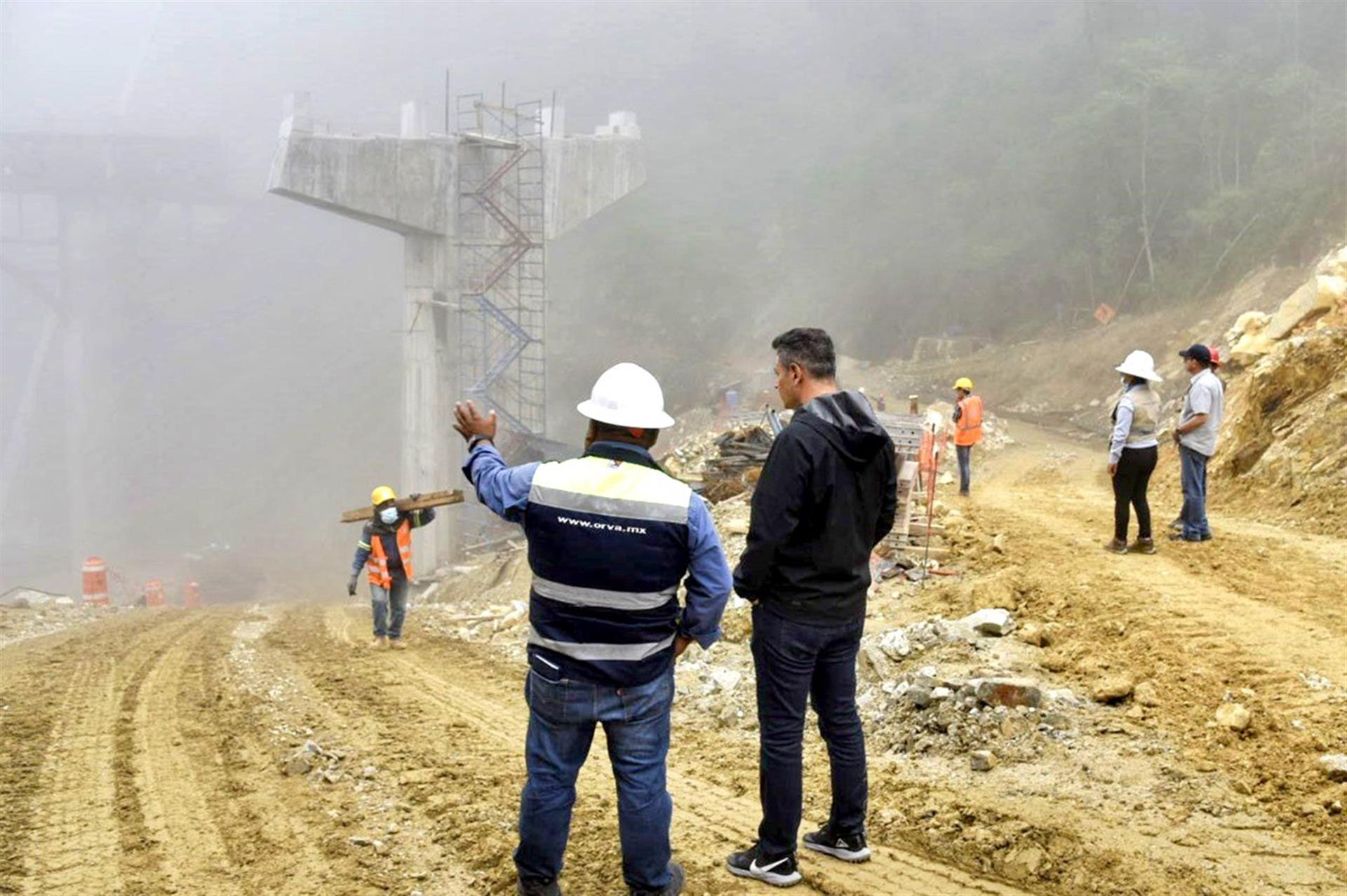 Registra un avance del 80.21% la construcción de la autopista Oaxaca-Puerto Escondido