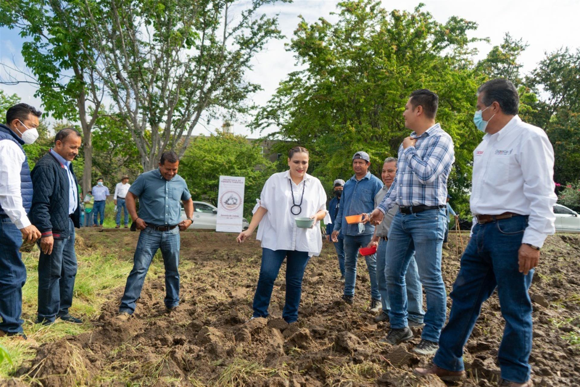 Realizan siembra simbólica para la Noche de Rábanos 2022