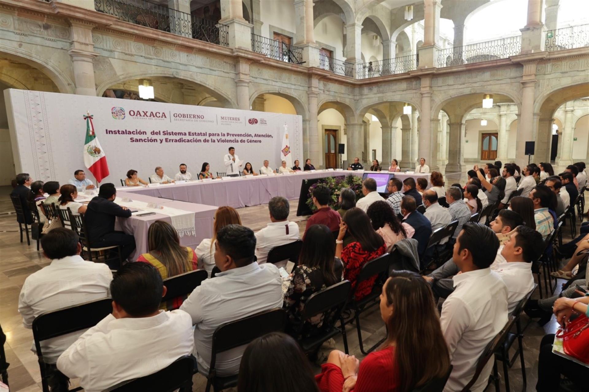 Instala Gobierno estatal organismo de Prevención, Atención, Sanción y Erradicación de la Violencia de Género en Oaxaca