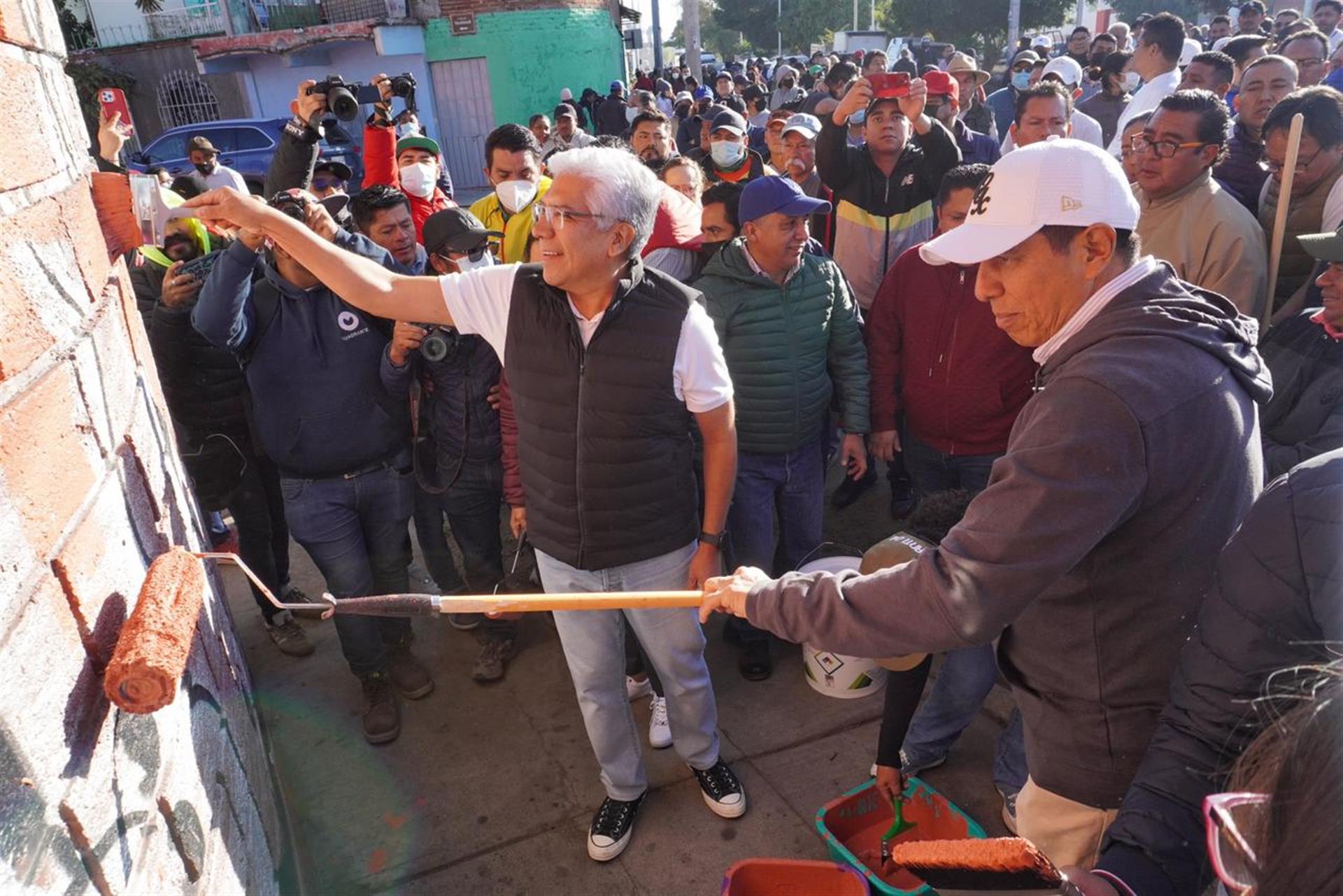 Encabeza Gobernador Salomón Jara primer “Tequio Bienestar” en la capital oaxaqueña