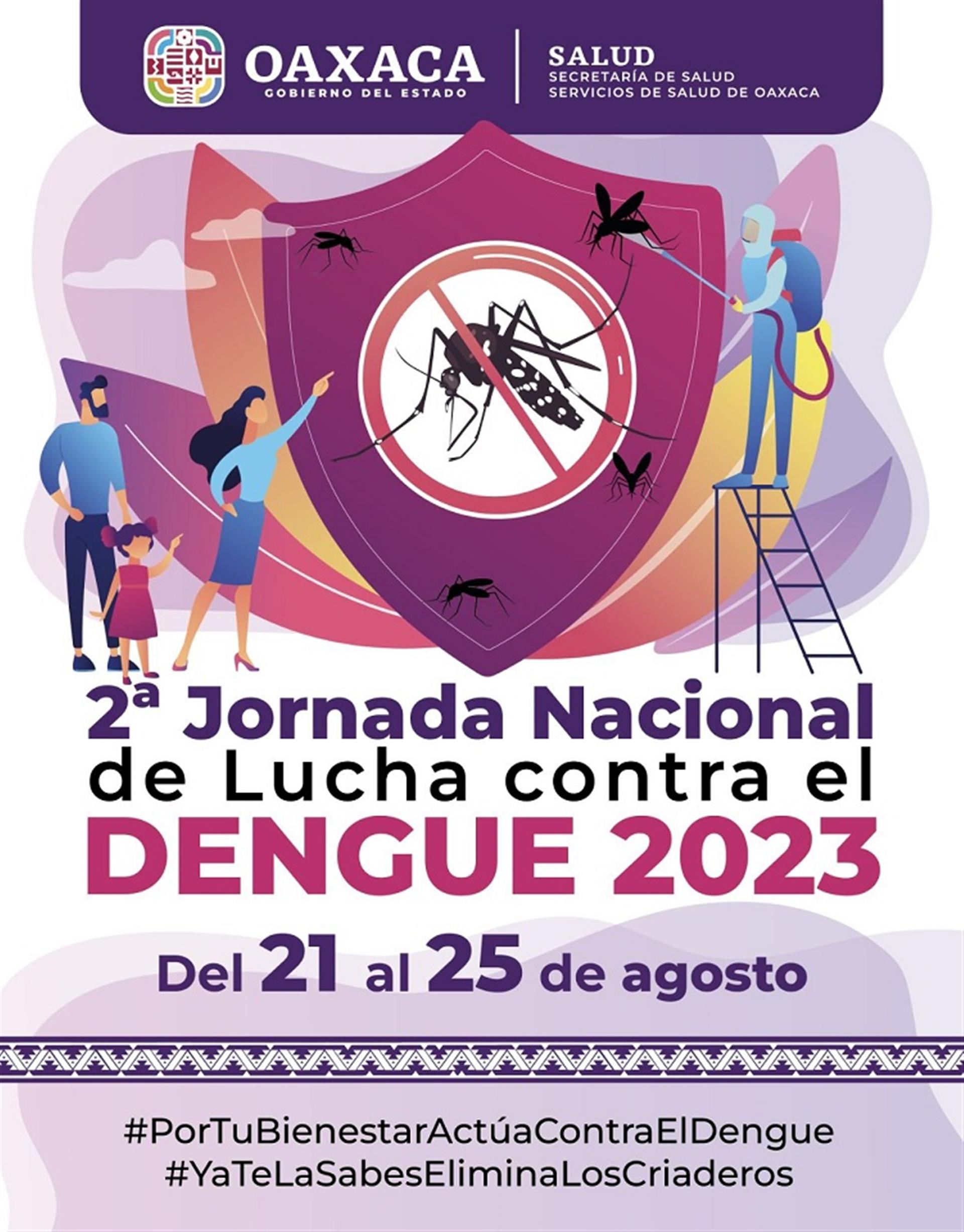 Intensifica SSO acciones preventivas en la Segunda Jornada Nacional de Lucha contra el Dengue