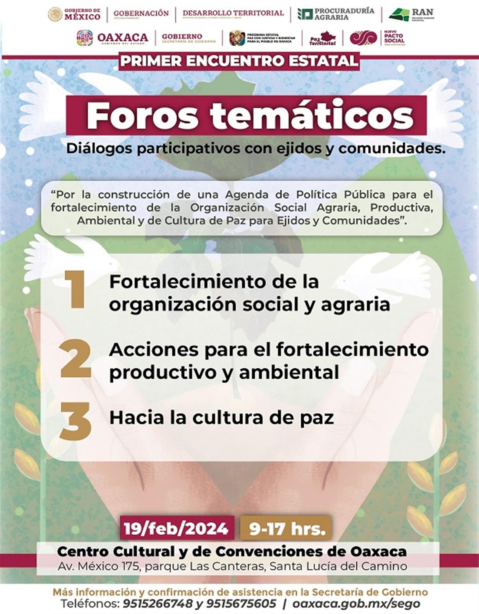 Convoca Sego al fortalecimiento de la organización social agraria