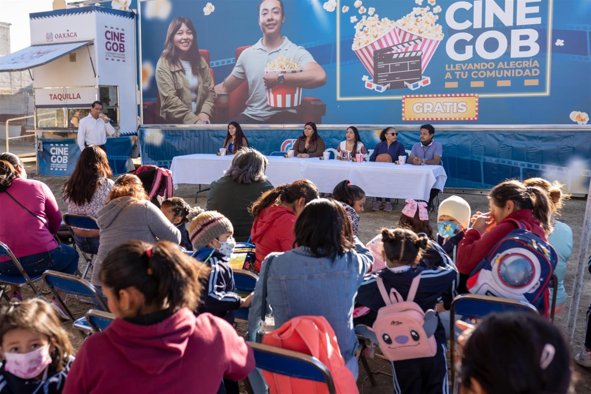 Continúa Cine Gob proyectando el séptimo arte en comunidades de Oaxaca MCSNOTICIAS