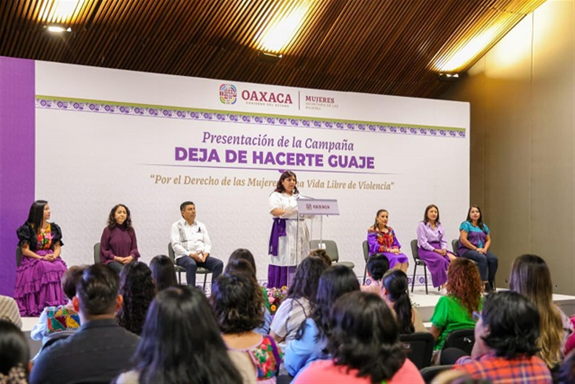 Deja de hacerte Guaje, campaña que busca erradicar la violencia contra las mujeres en Oaxaca