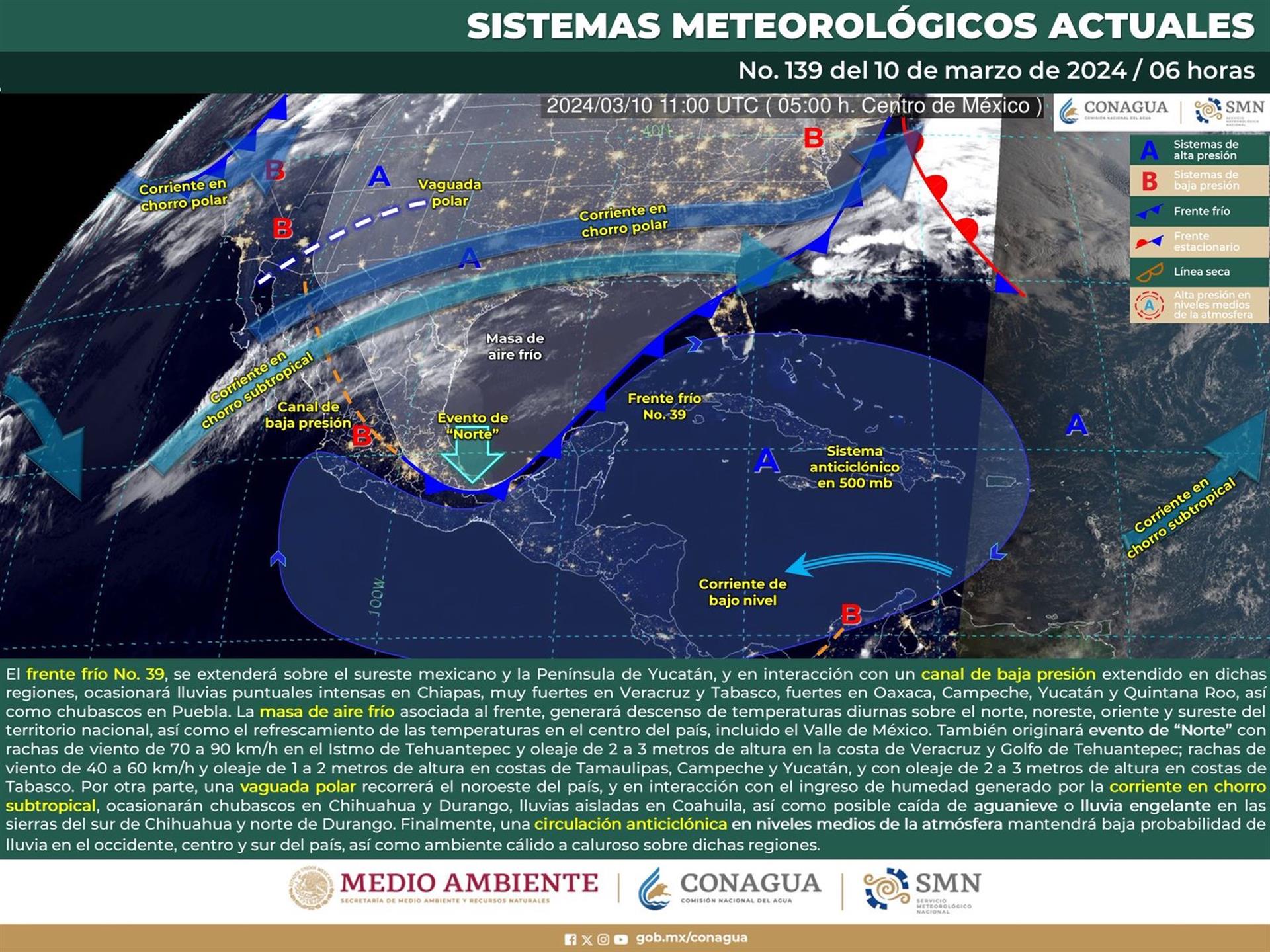 Se pronostica ambiente caluroso y lluvias ligeras en algunas partes del estado