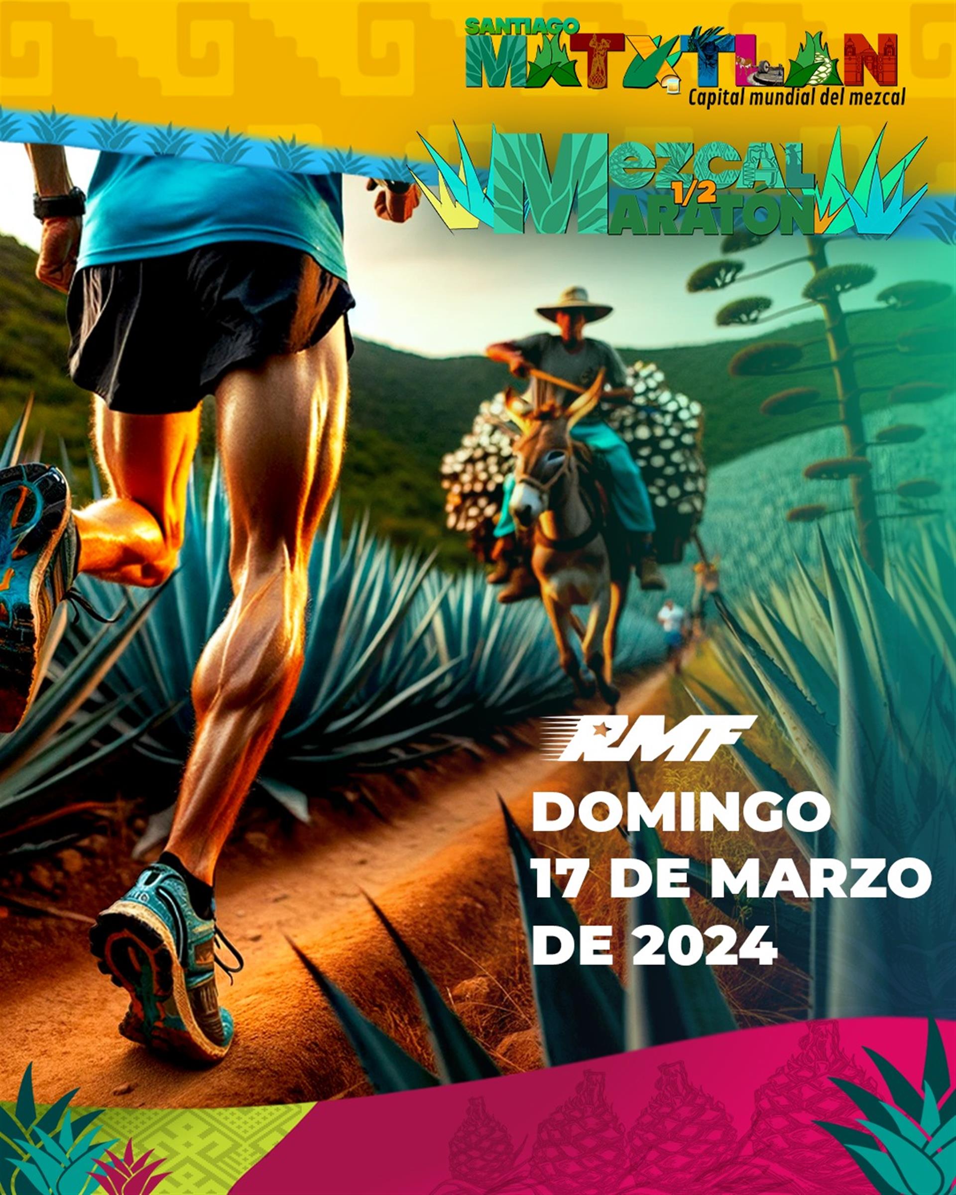 Santiago Matatlán tendrá la segunda edición del Mezcal Medio Maratón 2024