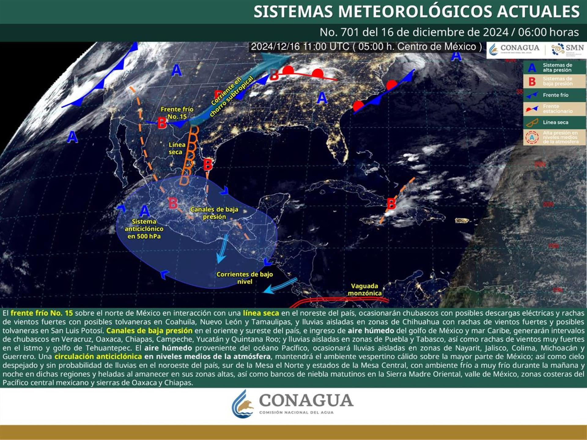 Se prevé ambiente frío en zonas altas de Oaxaca para este inicio de semana 