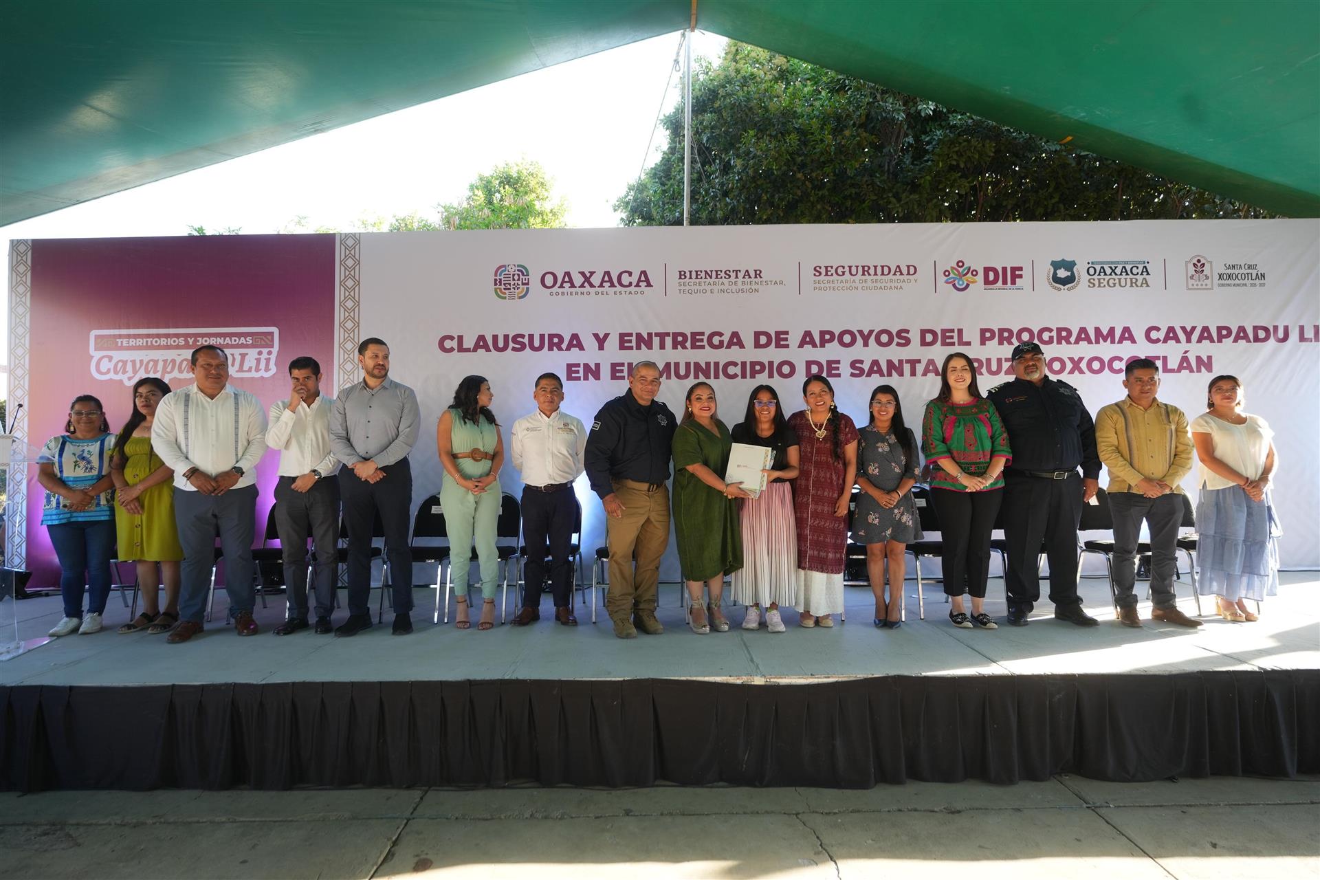 Con programa Cayapadu Lii, se benefician más de 20 mil personas en Xoxocotlán 