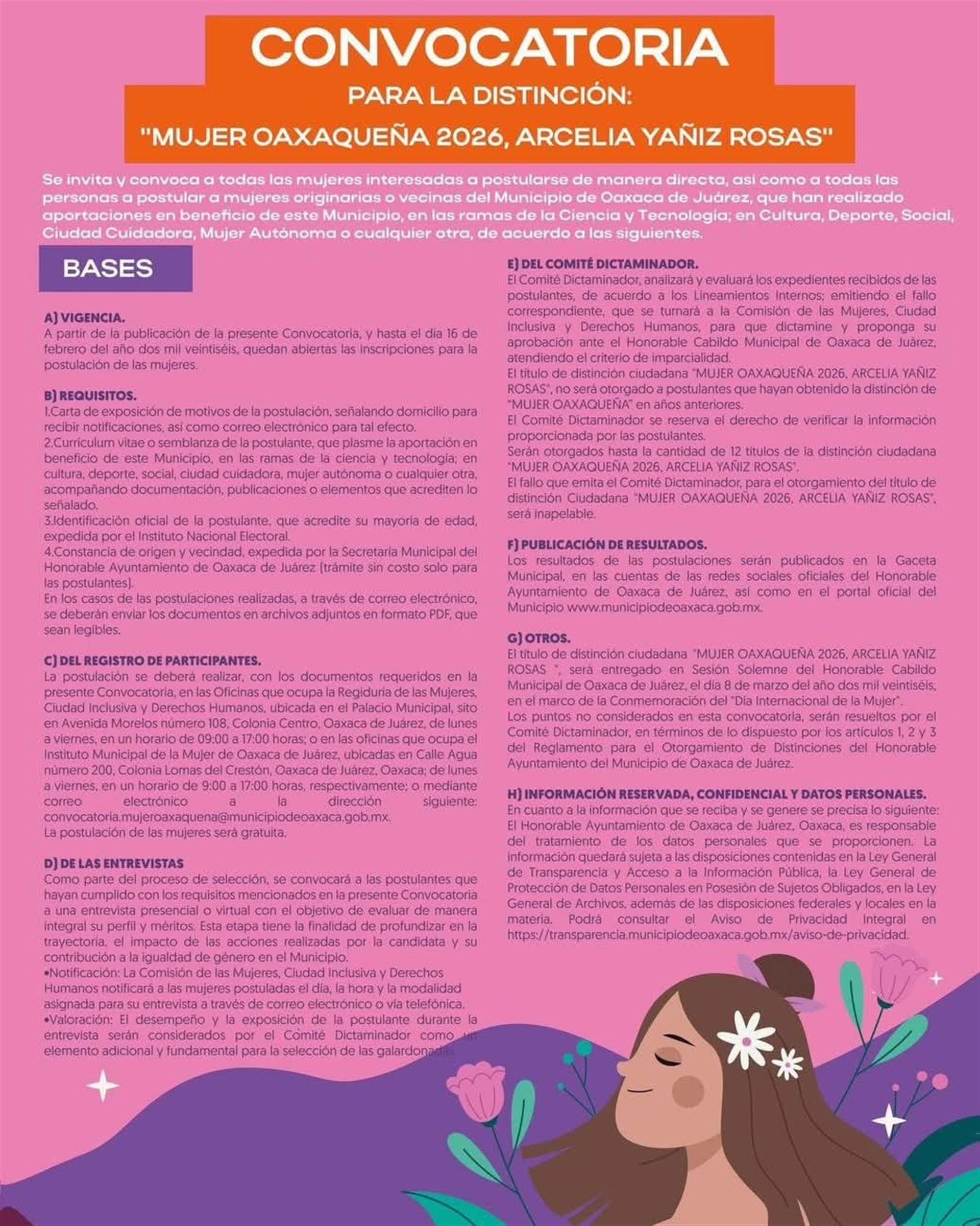 ¡Es momento de reconocer a quienes transforman nuestra capital!