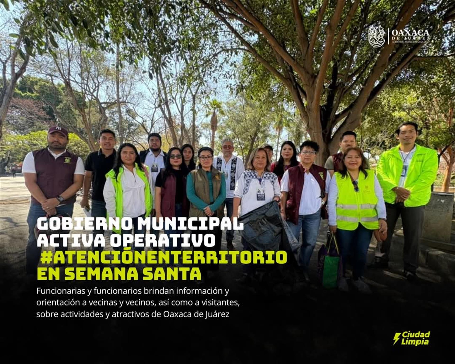 En el marco de Semana Santa, activamos el operativo Atención en Territorio en el polígono del Centro Histórico, con presencia en 6 zonas estratégicas de atención.